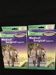 Bell-Horn 11810 knee length closed toe beige XX-Large medical surgical legware