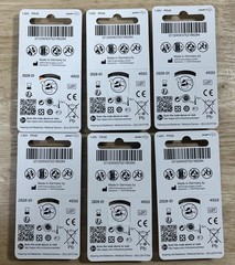 Varta Power One PR48 Hearing Aid Batteries – Size 13 – Expire 01/28 – Lot Of 33
