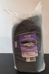 Forari Ergonomic Comfort Seat Cushion Best for Back & Hip Pain Relief Dark Grey
