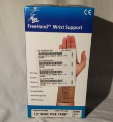 Med Spec Freehand Wrist Support Left Hand XS Brace 7.5″ Beige BRAND NEW 223061