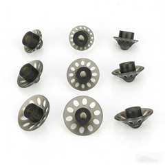 10pcs S/M/L Open Black Ear Domes For Phonak Hearing Device Tips