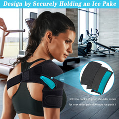 Shoulder Brace Support Compression Sleeve Torn Rotator Cuff Relief Joint AC Pain