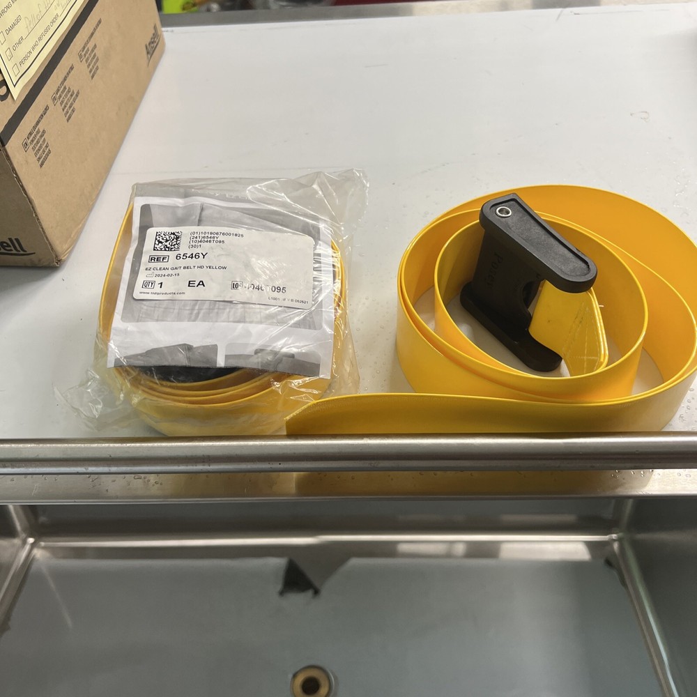 Posey EZ Clean Gait Belt 60″ Length Yellow