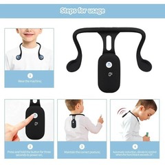 Smart Posture Corrector Device Back Neck Trainer Vibrating Reminder