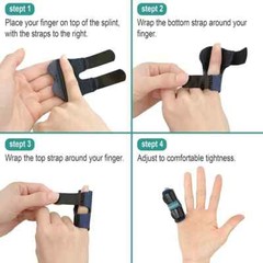 Small Trigger Finger Splint Pinkie Finger Brace for Broken Finger – 2 Pack…