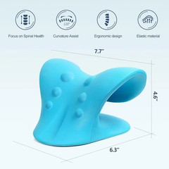 Cervical Neck Pillow stretcher Traction Device Brace Support Pain Relief Massage