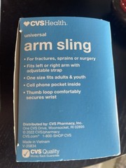CVS Health Arm Sling, Left or right arm adjustable strap, One size Adult & Youth