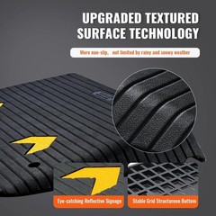 4″ Rise Upgraded Rubber Threshold Ramp with 1 Channel,33069 lbs Load Capacity