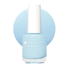 Dazzle Dry Nail Lacquer Step 3 – Lotion Please – A Light Powder Blue Gray