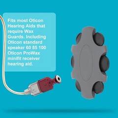 Durable Replacement Wax Filters for Oticon Hearing Aids – 18 Filters Included