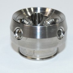 PROSTHETIC COMPONENT FEMALE PYRAMIDAL RECEIVER w/ 27.5mm TUBE AND 29.5mm FLANGE