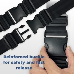 Adjustable Wheelchair Safety Belt 12-60in, Anti-Fall Seat Belt for Seniors & …