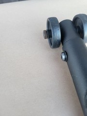 Pair KI Mobility Focus CR Wheelchair ANTI Tips W/ Brackets TIPPERS Wheelie Bars
