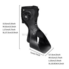 Adjustable AFO Foot Drop Brace with Dial Knob & Air Cushion Ankle Support