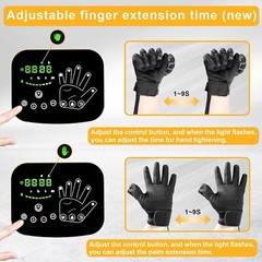 Hand Rehabilitation Robot Gloves for Finger Hemiplegia Recovery Trainer Left L