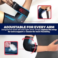 Dr. Arthritis 2 PC MEDIUM Compression Sleeve & Elbow Pads Elbow Brace Adjustable