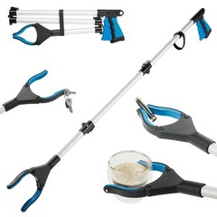 Jmlxiaoya Upgraded 43 Inch Grabber Reacher Tool, Grabbers for 43 Inch, Blue