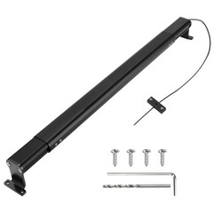 2-in-1 Aluminum RV Screen Door Closer Handle Grab Bar,Adjustable Tension &