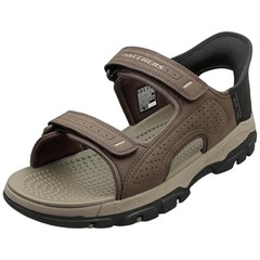 Men’s USA Tresmen – Reece Two Strap Open Toe Slip-Ins Sandal 10 Choc