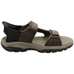 Men’s USA Tresmen – Reece Two Strap Open Toe Slip-Ins Sandal 10 Choc