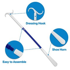 RMS 35.5 Inch Extra Long Dressing Stick Aid for Shoes, 1 Count (Pack of 1)