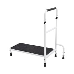 Bed Step Stool With 5 Leg And Adjustable Handle For Elderly 30.31*11.81 in