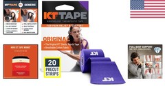 Kinesiology Tape 20 Count – 10” Precut Strips – Hypoallergenic & Elastic