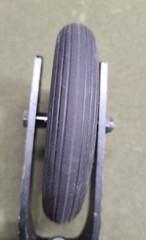 Caster Wheel & Forks Assy for Ki Mobility Focus CR Tilt in Space Wheelchair Used