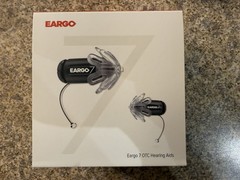 Eargo 7 Self-Fitting OTC Hearing Aid, In Canal, Lightly Used