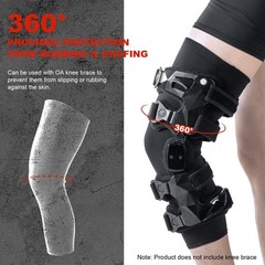 1 Pack Knee Brace Undersleeve Leg Support Closed Patella Protection Size XL