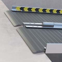 Wheelchair Ramp 10FT Folding Aluminum Ramp with Non-Slip Surface Refurbished