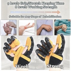 Robotic Rehabilitation Glove Finger Training Rechargeable 4 Modes Adult
