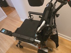 Foldable Electric Wheelchair – Silver. ALL Accessories