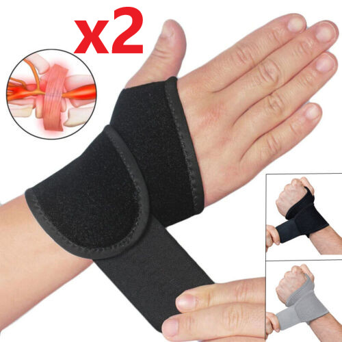 Wrist Hand Brace Support Carpal Tunnel Sprain Arthritis Gym Splint Left / Right