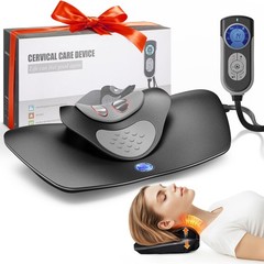 Multi-Functional Cervical Traction Device, Dynamic Neck Massager with Pulsed …