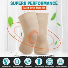Knee Compression Sleeves, 1 Pair, Can Be Worn Under Pants, 20-30mmHg Strong S…