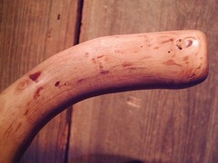 walking stick cane natural grown ROOT HANDLE for average size hands MADE IN USA