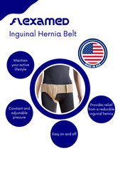 Hernia Gear Inguinal Groin Hernia Truss | Right, Left or Double Inguinal Hernia