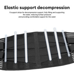 Adjustable Lumbar Support Belt for Lower Back Relief Waist Brace for Men & Women