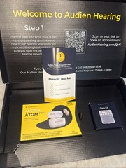 Audien ATOM PRO 2 Wireless Rechargeable OTC Hearing Aid Free Shipping A37