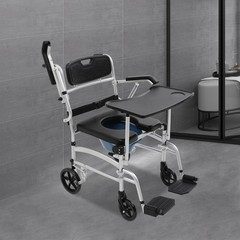 Shower Chair With Wheels, Toilet Wheelchair, Commode Chair With Wheels Modern