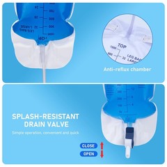 1000ml Urinary Drainage Bags Anti-Reflux for Men Women Leg Bag Catheters