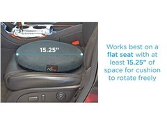 NOVA Swivel Seat Cushion for Car or Chair, 360 Degree Pivot Disc for Easy Tra…