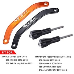 PRO CAKNE Motorcycle Rear Grab Handle Bar Aluminum Rear Seat Rail Kit black