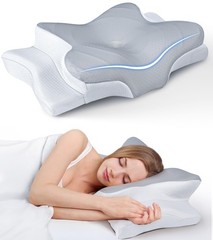 Cozyplayer Ultra Pain Relief Cooling Pillow For Neck Support Adjustable