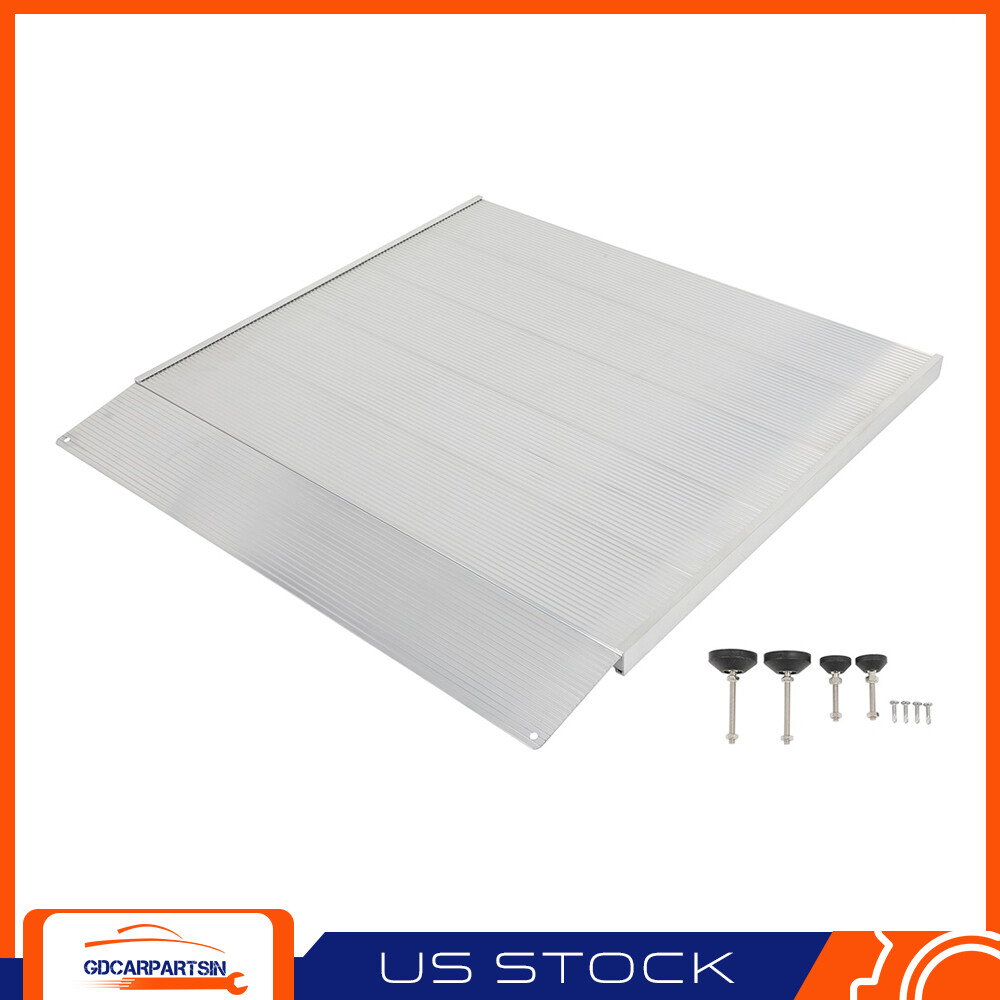 35.9″L x 36.25″W x 5.84″H Aluminum Threshold Ramp Portable Access 700LBS
