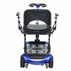 NEW Drive FLEX ZooMe Flex Ultra Compact Folding Travel 4 Wheel Scooter, Blue