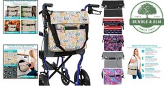 Adjustable Wheelchair Accessories Bag with Durable Nylon Material for Longevity