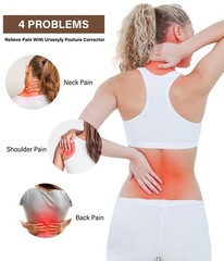 URSEXYLY Back Brace Posture Corrector for Women Breathable Small, Black