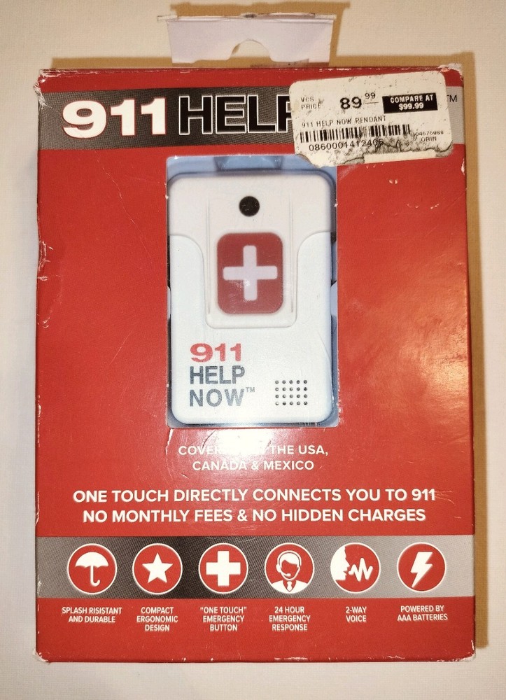 911 Help Now No Monthly Fees One Touch Emergency Communicator